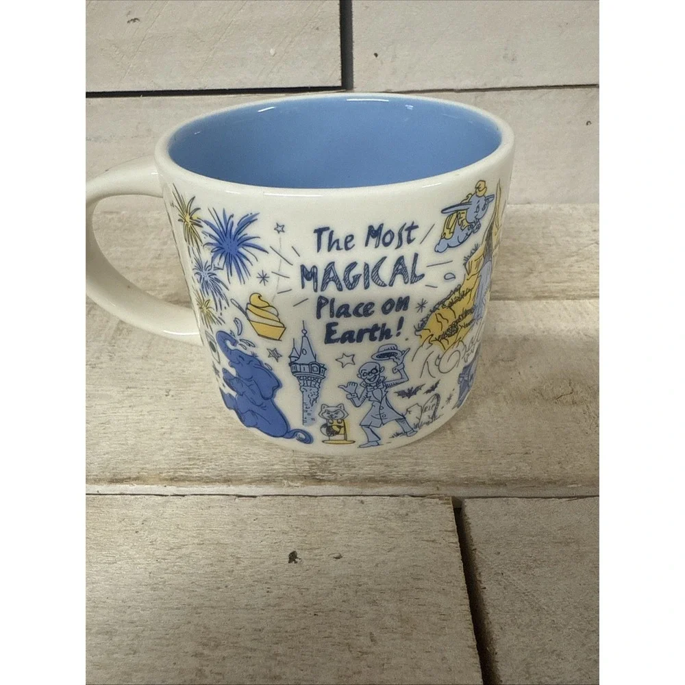 Starbucks Been There Series 14oz Coffee Mug Pin Drop Disney Magic Kingdom 2019 - Picture 4 of 6